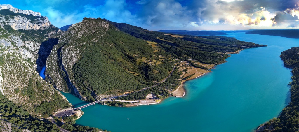 Panorama Entrée des Gorges du Verdon 