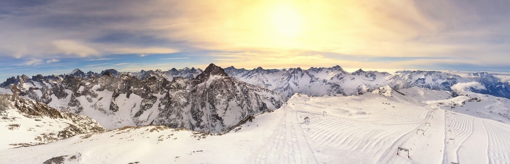 Panorama Glacier les 2 Alpes