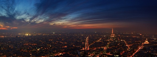 Panorama Tour Eiffel By Night