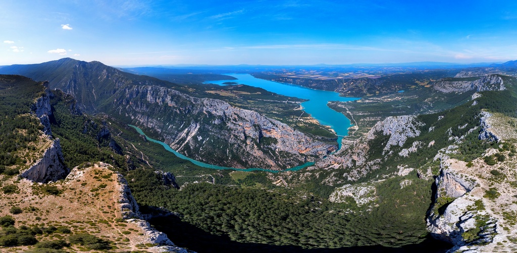 Panorama Gorges Verdon et Lac