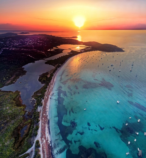 Plage San Ciprianu au Levant