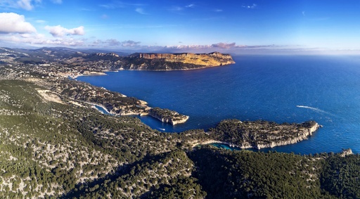 Panorama Calanques vue Cap Canaille